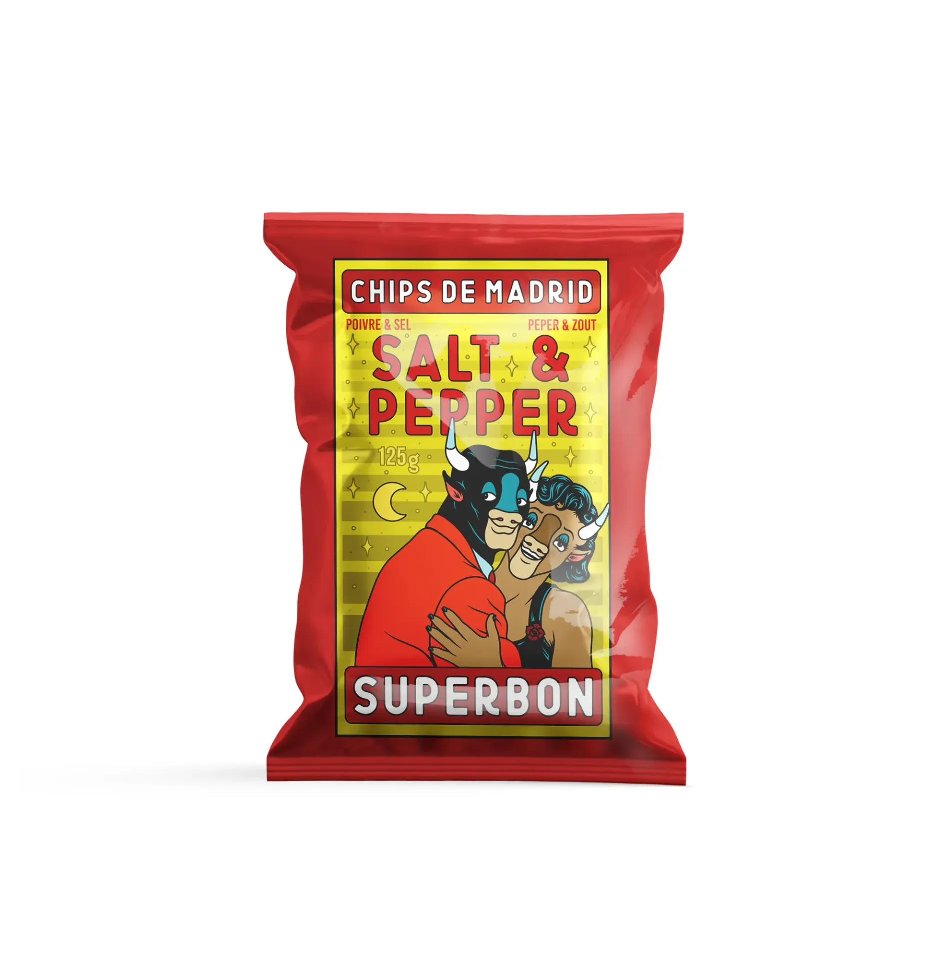 SUPERBON - Chips salt & pepper  (125g)