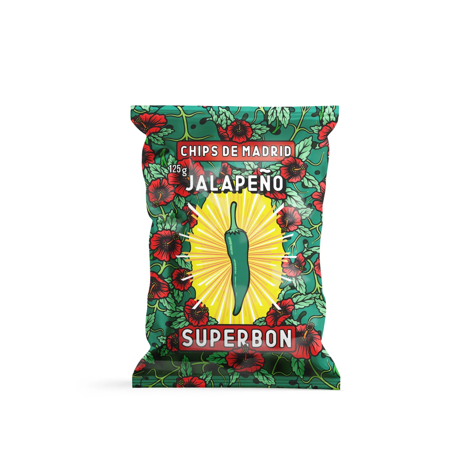 [216] SUPERBON - Chips Jalapeno  (125g)
