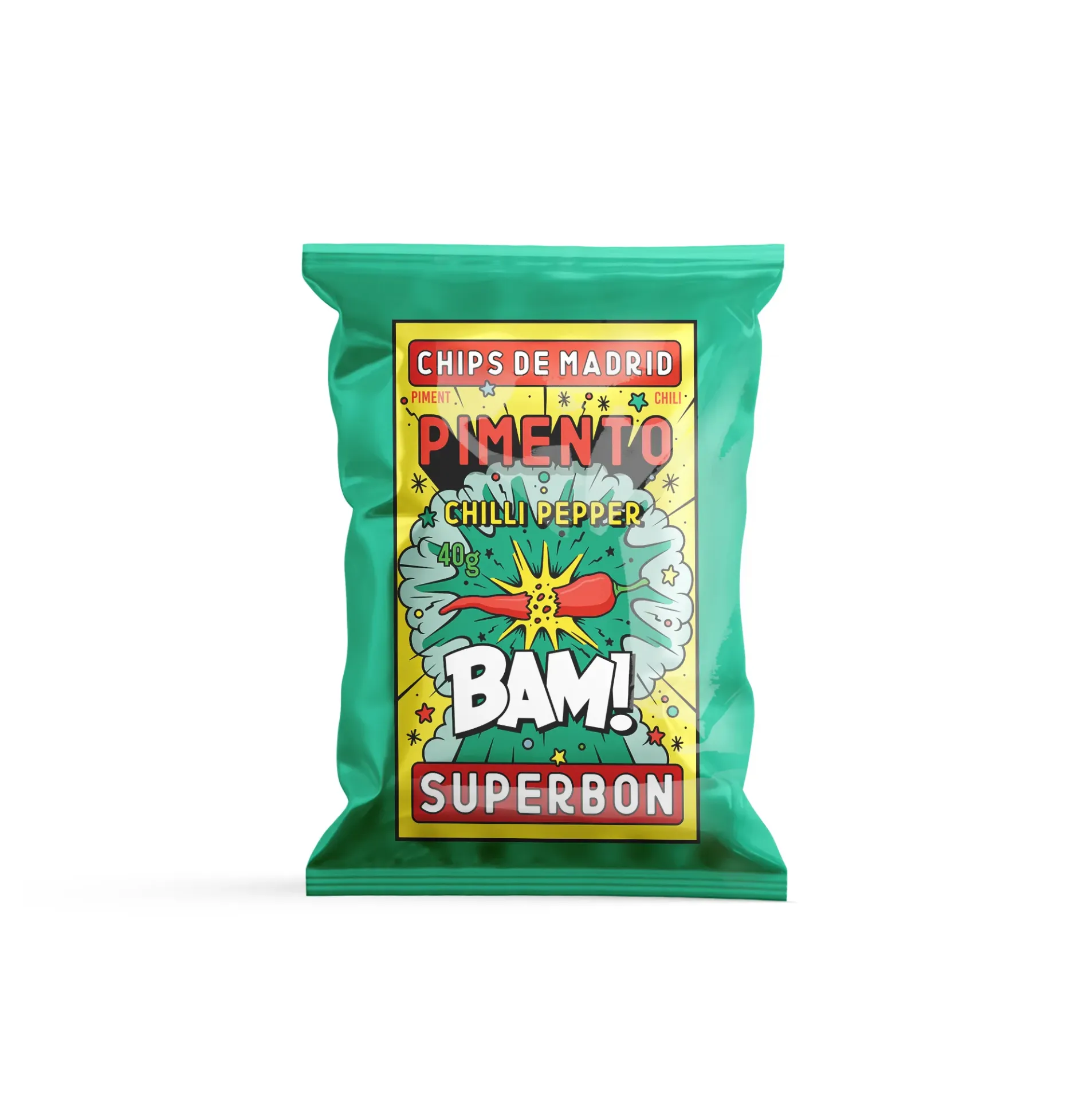 SUPERBON - Chips pimento  (40g)
