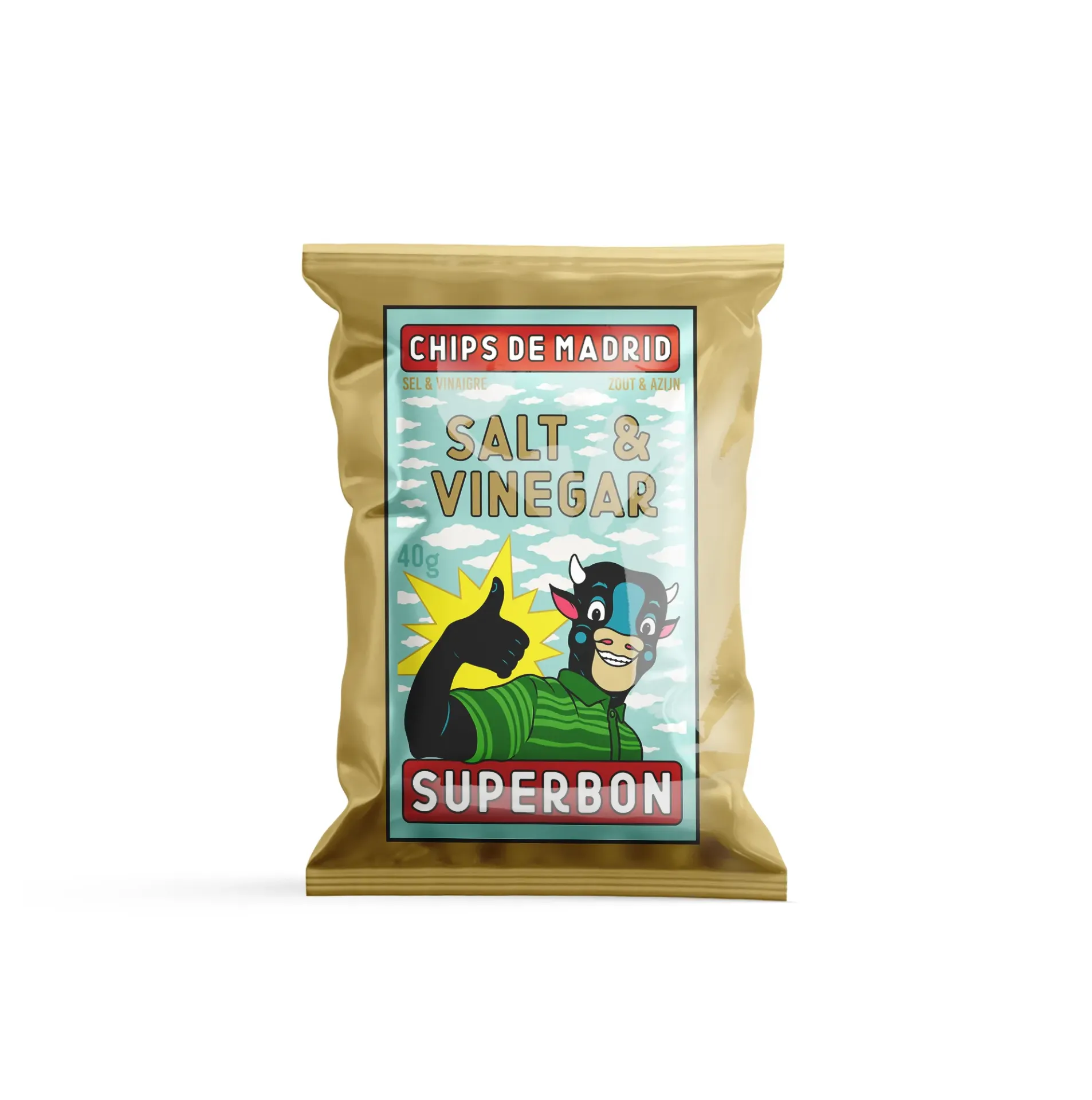 SUPERBON - Chips salt & vinegar  (40g)