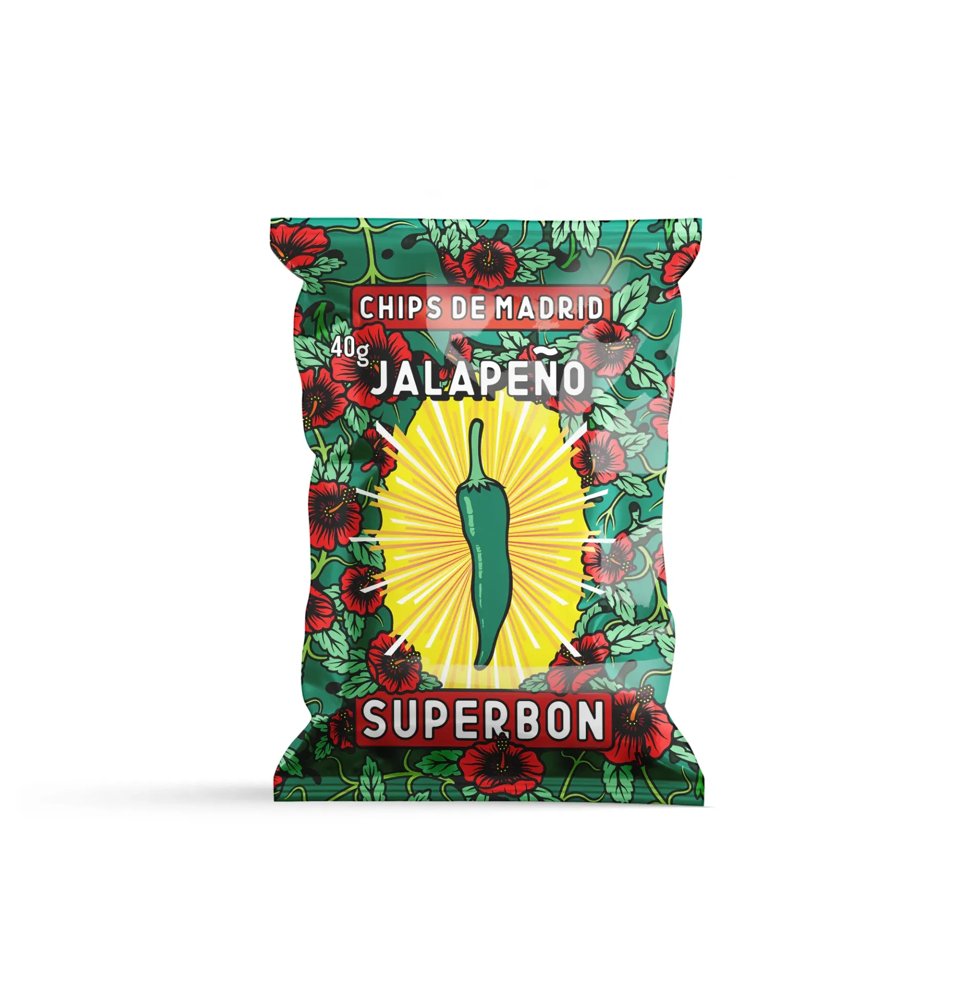 SUPERBON - Chips Jalapeno  (40g)